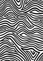 Abstract Black White Flowing Lines Rug