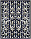 Art Deco Diamond Geometric Pattern Rug
