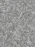 Bold Black Abstract Labyrinth Pattern Rug
