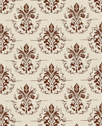 Classic Floral Scrollwork Pattern Rug