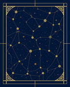 Celestial Starry Night Constellation Design Rug