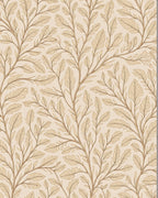 Botanical Branch Pattern With Neutral Tones Rug