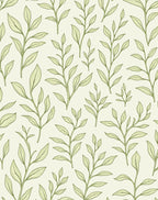 Botanical Leaf Pattern Design Rug