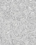Abstract Swirls Line Art Rug