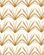 Amber Sunburst Symmetric Pattern Design Rug