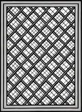 Geometric Plaid Linear Grid Design Rug