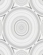 Concentric Circles Geometric Design Rug
