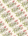 Whimsical Floral Leaf Swirl Design Rug