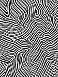Bold Black And White Striped Pattern Rug