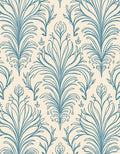 Art Nouveau Inspired Floral Design Rug