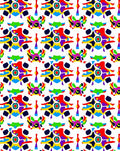 Vibrant Geometric Pattern Kaleidoscope Rug