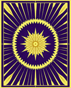 Art Deco Sunburst Pattern Rug