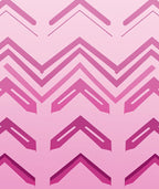 Chevron Pattern Pink Geometric Design Rug