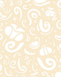 Soft Swirls Floral Abstract Pattern Rug