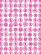 Whimsical Dollar Sign Pattern Rug