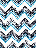 Boho Zigzag Stripe Print Rug
