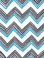 Boho Zigzag Stripe Print Rug