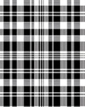 Classic Black White Plaid Pattern Rug
