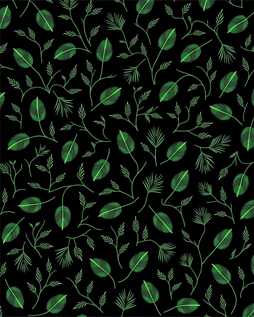 Lush Greenery Vine Pattern Rug