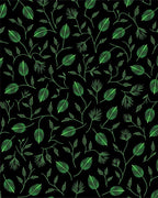Lush Greenery Vine Pattern Rug