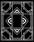 Abstract Geometric Art Deco Style Rug