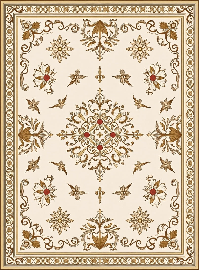 Grand Floral Medallion Heritage Rug