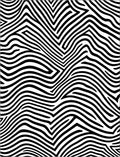 Abstract Zebra Stripe Print Rug