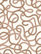 Abstract Swirl Pattern Design Rug