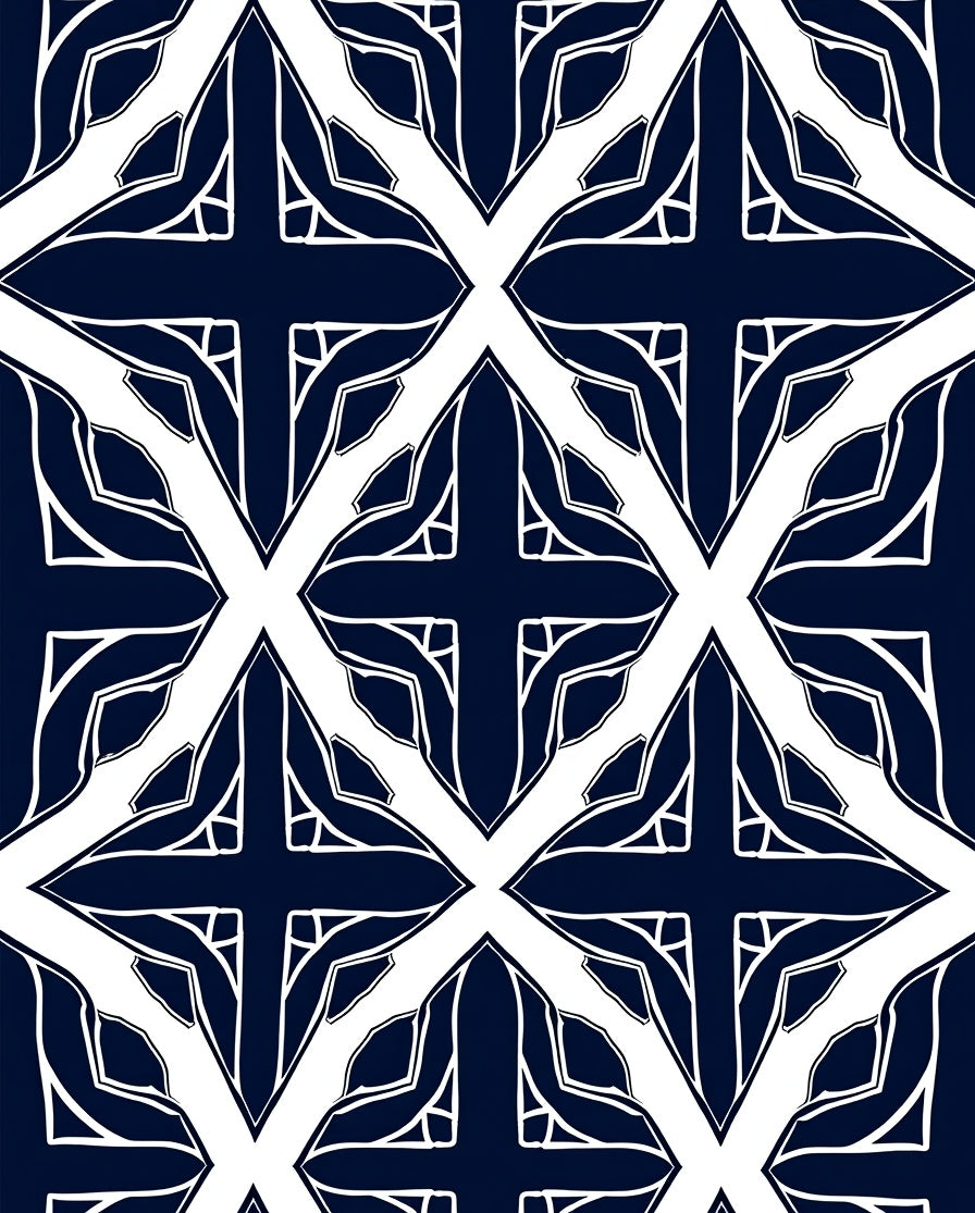 Classic Gothic Arch Intricate Pattern Rug