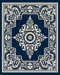 Classic Floral Acanthus Leaf Design Rug