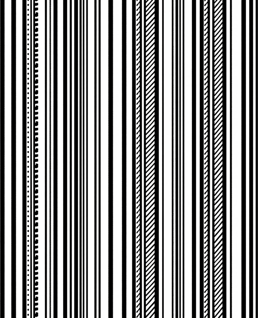 Bold Striped Geometric Pattern Rug
