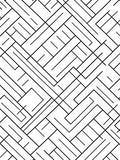Abstract Interlocking Lines Geometric Design Rug