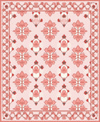 Coral Floral Elegant Classic Pattern Rug