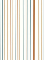 Striped Design With Warm Earthy Tones Rug