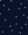 Celestial Starburst Pattern Navy Rug