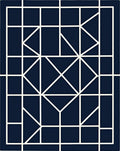 Geometric Abstract Design Rug