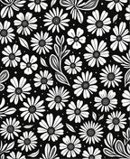 Bold Daisy Petal Pattern Rug