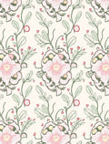 Vintage Floral Pattern With Delicate Blooms Rug