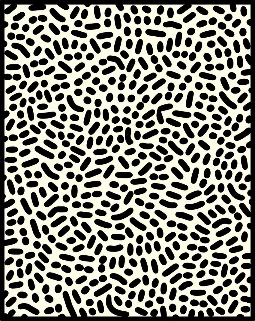 Organic Dots Pattern Rug