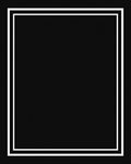 Classic White Bordered Black Design Rug