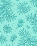 Foliage Pattern With Delicate Greenery Rug
