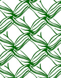 Green Vine Interwoven Pattern Rug
