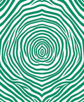 Green Abstract Zebra Stripe Rug