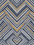 Abstract Chevron Stripes Pattern Rug