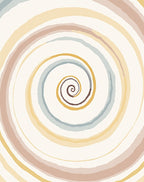 Abstract Swirl Palette Rug