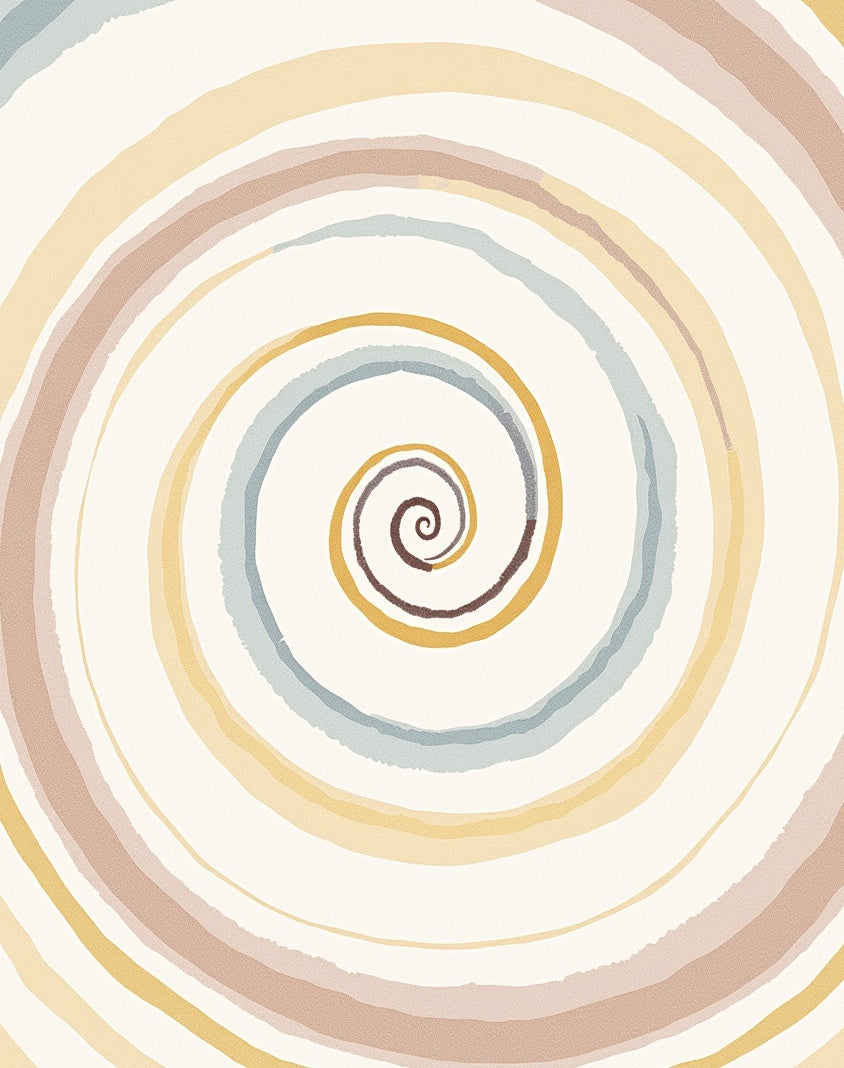 Abstract Swirl Palette Rug