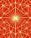 Radiant Starburst And Petal Pattern Rug