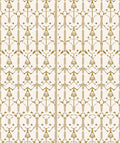 Gold And Natural Geometric Pattern Rug