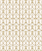 Gold And Natural Geometric Pattern Rug