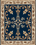 Ornate Floral Medallion Pattern Rug